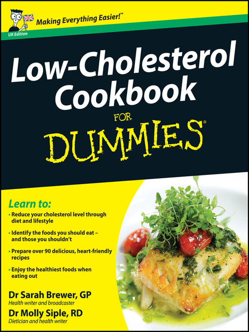 Title details for Low-Cholesterol Cookbook For Dummies, UK Edition by Dr. Sarah Brewer - Available